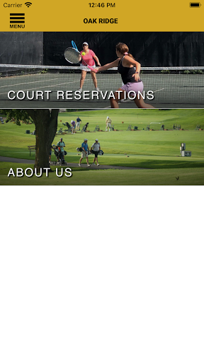 Android application Oak Ridge Country Club screenshort