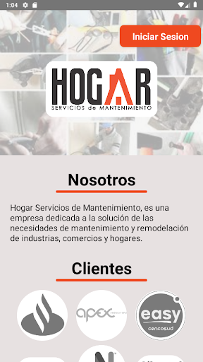 Android application Hogar screenshort