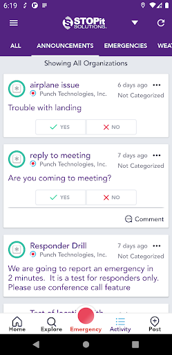 STOPit Notify Screen 2