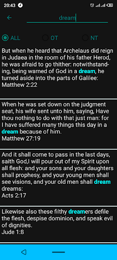 Offline English Bible Screen 3