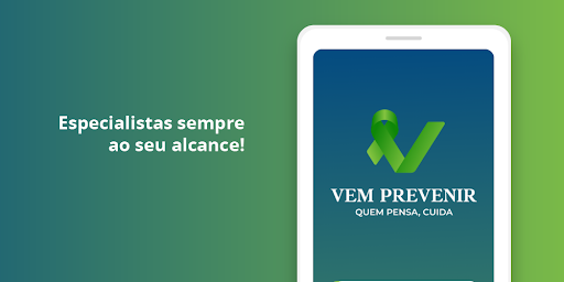 Android application Vem Prevenir screenshort