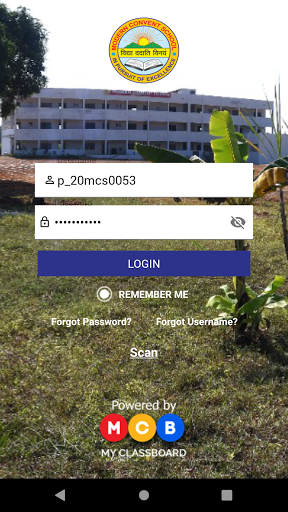 Android application Modern Convent School screenshort