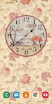 screenshot of Shabby Chic Clocks Wallpaper