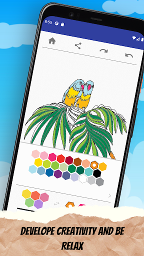 ColorFill - Bird Coloring Book