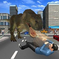 Симулятор атаки сердитого динозавра