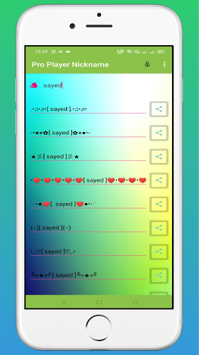 Pro Players Nickname Generator for Free F 2021