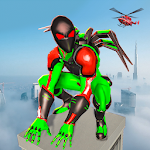 Cover Image of ดาวน์โหลด ภารกิจกู้ภัยเมือง Super Spider Robot Hero  APK
