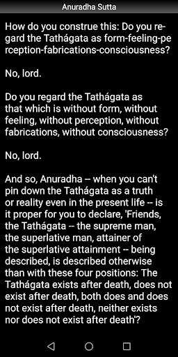 Anuradha Sutta Screen 3