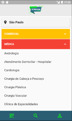 Android application AoProfessor screenshort