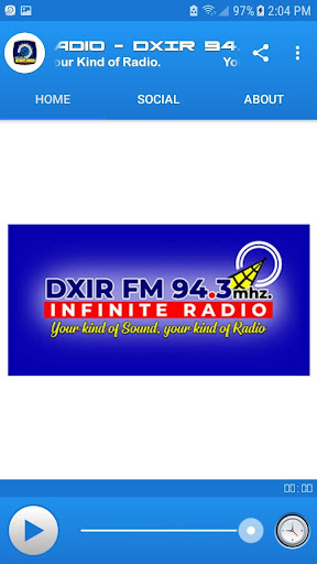 Infinite Radio - DXIR 94.3 mhz Screen 2