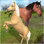 Cover Image of Unduh Keluarga Simulator Kuda Liar 3D 1.04 APK
