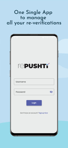Android application rePUSHTI screenshort