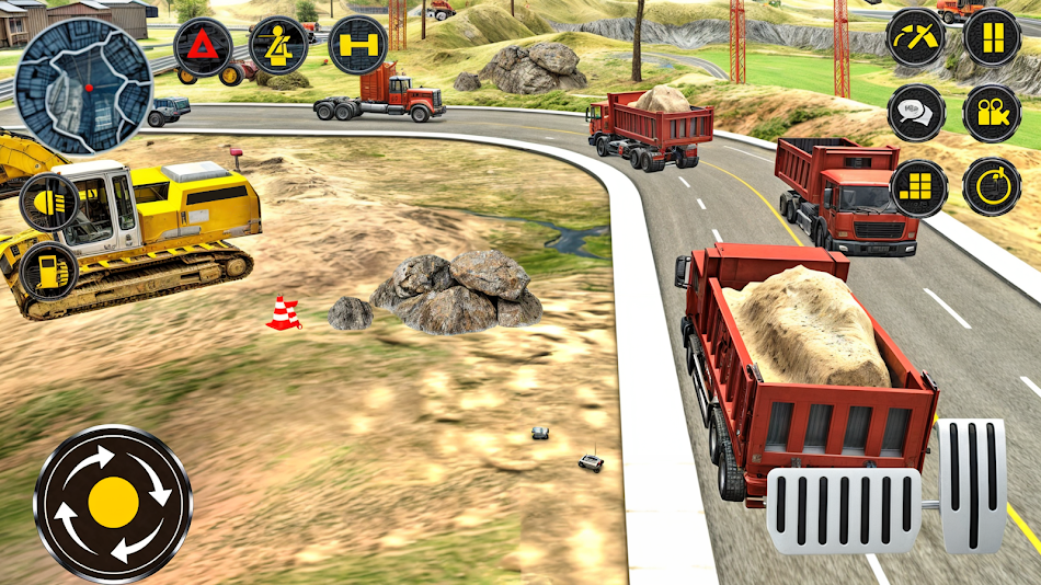 #9. Heavy Excavator Simulator PRO (Android) بواسطة: Fazbro