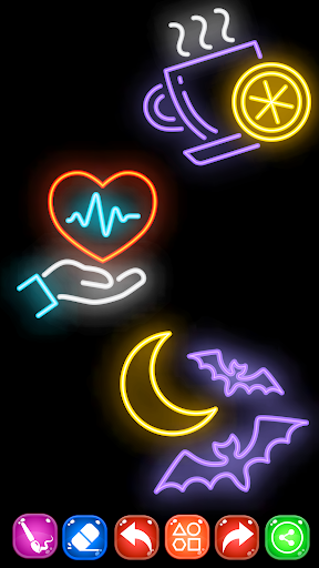 Android application Doodler Neon Doodle Art screenshort