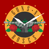 Guns N' Roses Clock Widget And Wallpapers