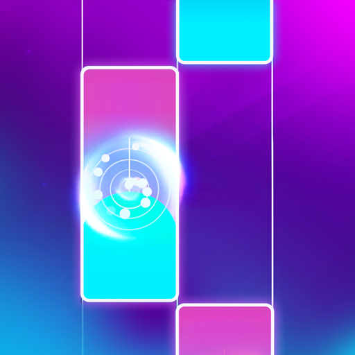 Dancing Piano: Magic EDM Logo