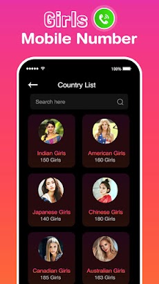Girls Mobile Number Prank –Random Girls Video Chatのおすすめ画像2