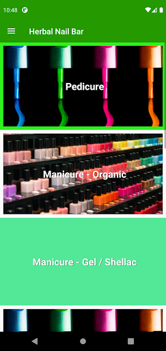 Herbal Nail Bar Screen 2