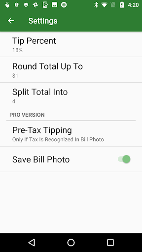 Tab Tipper Screen 3