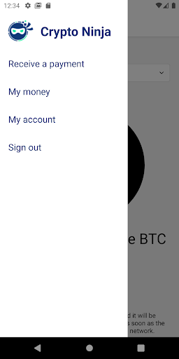 Android application Crypto Ninja screenshort