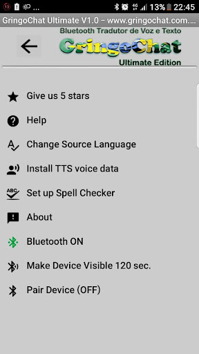 GringoChat language translator Screen 2