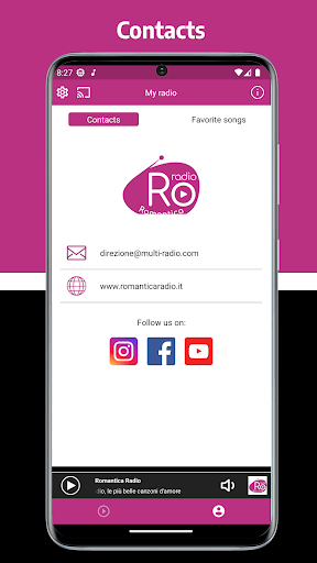 Romantica Radio Screen 3