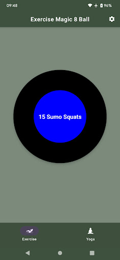 Exercise, Yoga Magic 8 Ball Screen 2