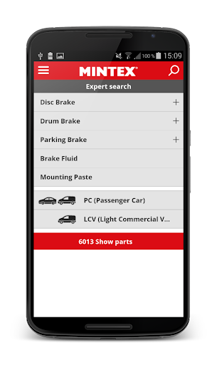 Mintex Brakebook Screen 2
