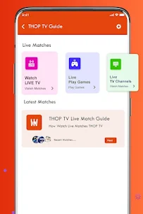 Thop TV- Guide Live Cricket
