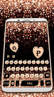 screenshot of Gold Rose Pearl Luxury Keyboar