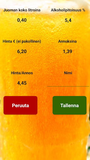 Annoslaskuri Screen 3