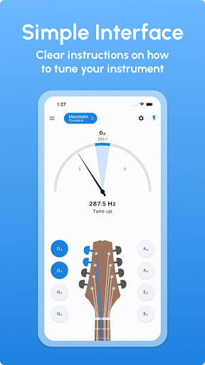 Screenshot of Mandolin Tuner - LikeTones