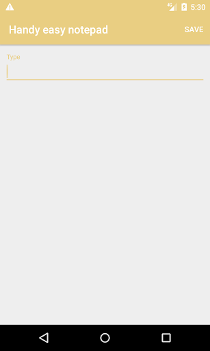Android application Handy easy notepad screenshort