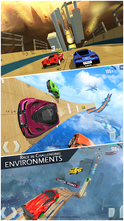 Mega Ramp Race - New - (Android)