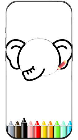 Game screenshot Painting Line:Color in animal mod apk