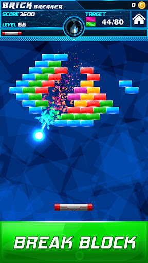 Android application Brick Breaker Cyber screenshort