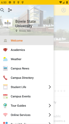 Bowie State University Screen 3