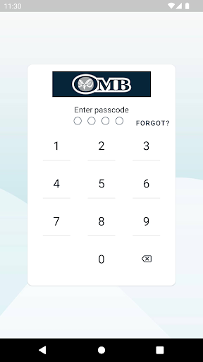 Android application OMB Bank screenshort