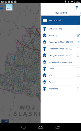 Geoportal Woj. Lodzkiego Screen 3