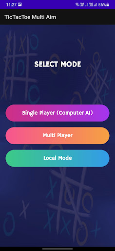 Android application TicTacToe Multi Aim screenshort