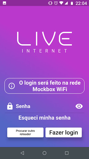 Android application Live Internet - Wifi screenshort
