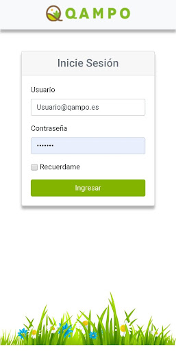 Android application Qampo - Monitorización y Contr screenshort