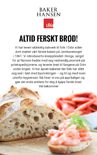 Android application Alltid ferskt brød! screenshort