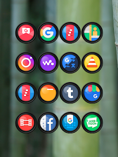 Minka Dark – zrzut ekranu pakietu ikon