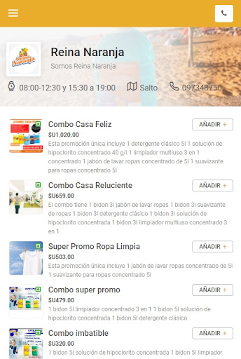 Reina Naranja UY Screen 2