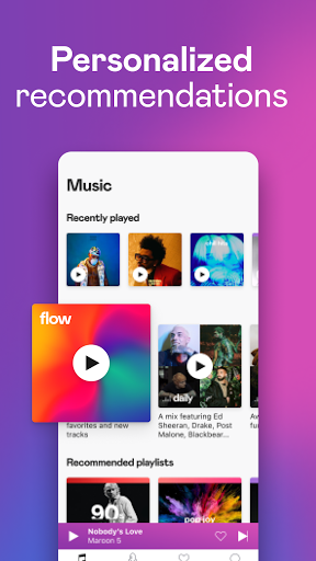 Deezer Music Player APK : Songs, Playlists & Podcasts Gallery 1
