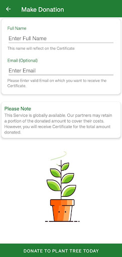 Life Look - Plant Donation Screen 3