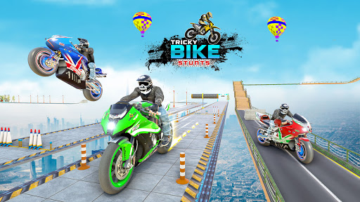Tricky Bike Stunt Racing Games - New Bike Games 3D