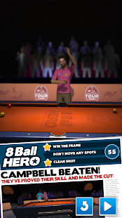 8 Ball Hero - Pool Billiards Puzzle Game screenshots 10
