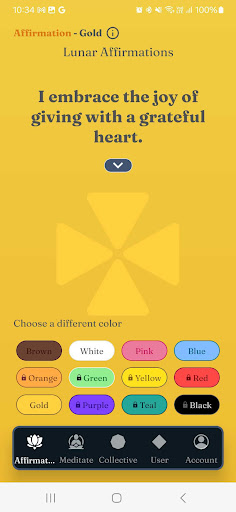 Lunar Affirmations Screenshot 3 - AppWisp.com